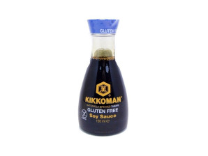 KIKKOMAN Sójová Omáčka Bez Lepku s Dávkováčem (Modrá) 150ml