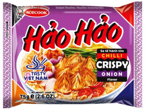 HAO HAO Instantní Nudle S Příchutí Sate A Cibule 75g