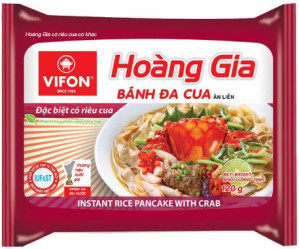 VIFON HOANG GIA Instantní Rýžové Nudle S Krabím Masem 120g