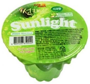 SUNLIGHT Želé S Příchutí Jablka Cup 180ml