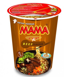 MAMA Instantní Nudle S Příchutí Hovězí V Kelímku 70g