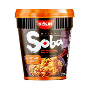 CUP NOODLES Soba Nudle S Příchutí Sukiyaki Hovězí 89g