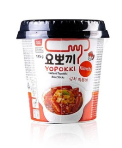 YOPOKKI Instantní Rýžové Koláčky Kimchi 115g