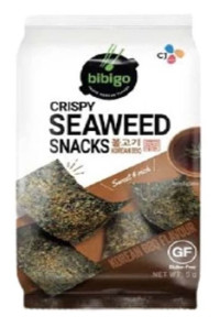 BIBIGO Snack Mořské Řasy BBQ 5g