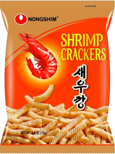 NONGSHIM Korejské Krevetové Chipsy (nepálivé) 75g