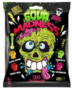 ARGO Bobóny Sour Madness Mix Příchutí 60g