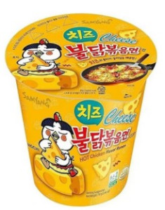 SAMYANG Buldak Cheese Instantní Ramen Nudle Se Sýrem Cup 70g
