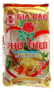 GIA BAO Rýžové Nudle Pho Tuoi 4mm - 500g