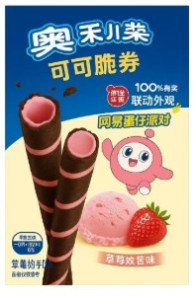 OREO Kakaové Oplatkové Trubičky Jahoda A Čokoláda 50g