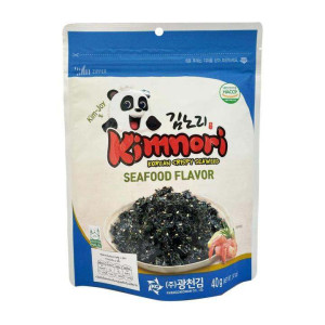 KWANGCHUN Kimnori Drcené Řasy S Příchutí Mořské Plody 40g