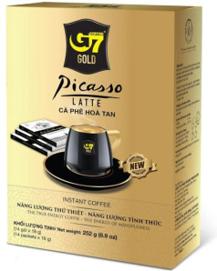 TRUNG NGUYEN Instantní Káva G7 Gold Picasso 252g