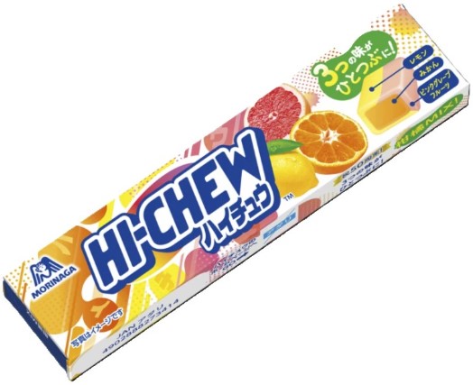 detail MORINAGA Hi Chew Bonbóny Citrus Mix 55.2g (JP)