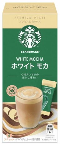detail STARBUCKS Premium Mix White Mocha 4 Sticks 96g (JP)