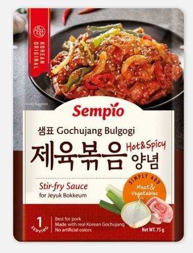 detail SEMPIO Gochujang Bulgogi Omáčka na Hovězí Maso 75g