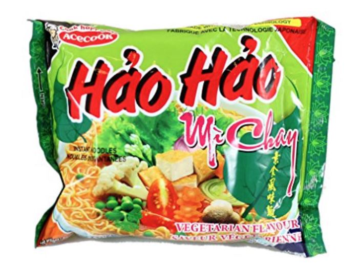 detail HAO HAO Instantní Nudle S Příchutí Zeleninové 75g