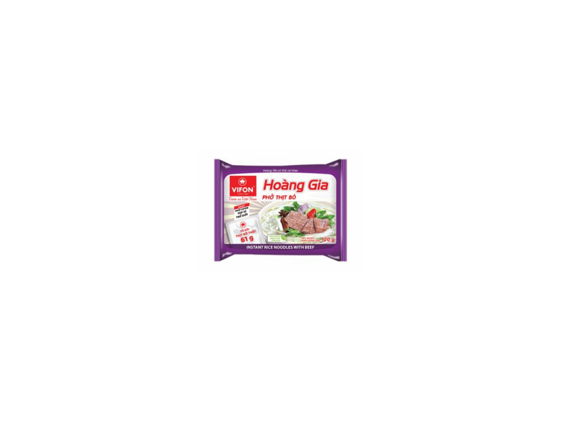 detail VIFON Rýžové Nudle Hovězí Míska 120g