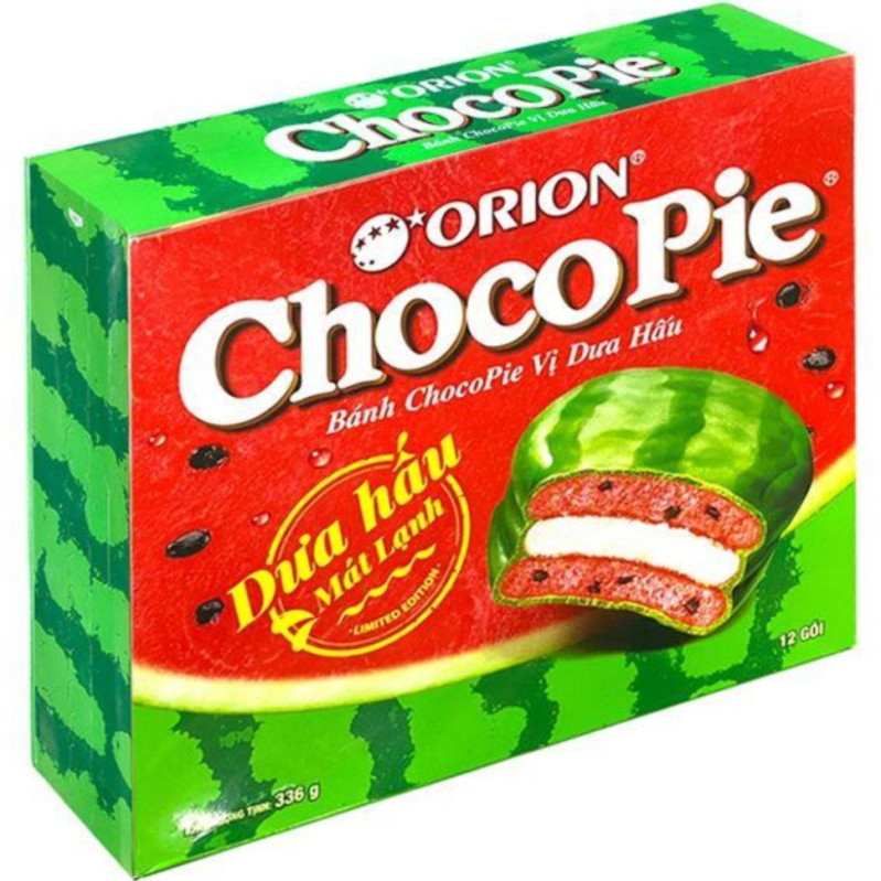 detail CHOCOPIE Dortíčky S Příchutí Vodního Melounu 336g